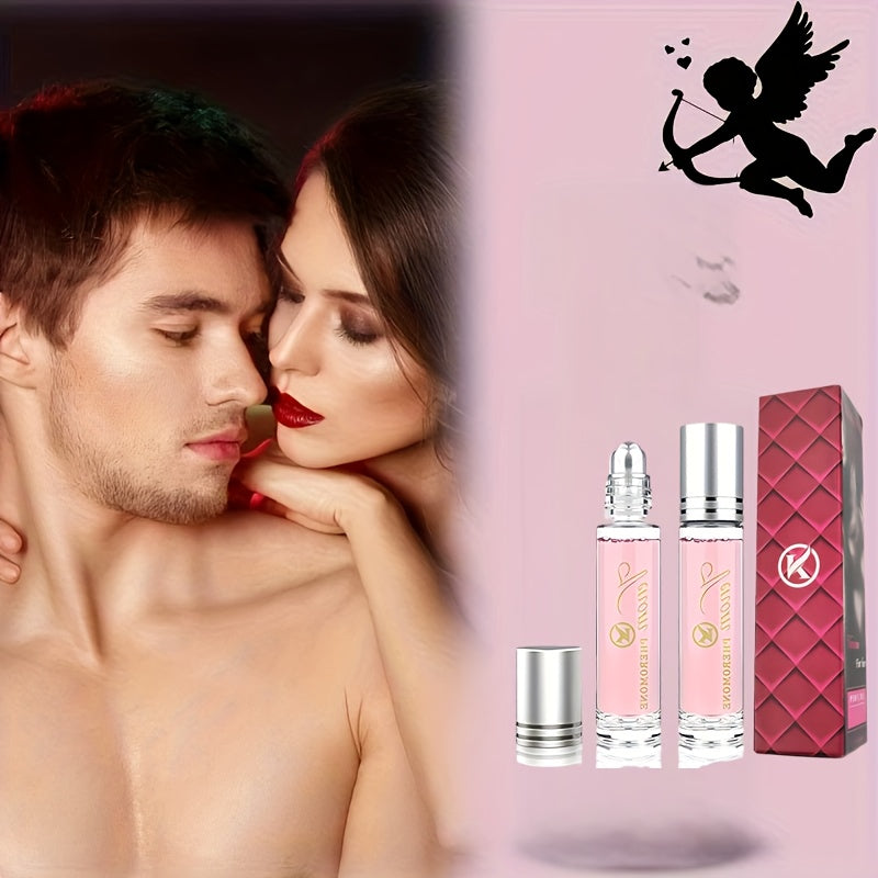 Romantic Pheromone Perfume for Women | Long-Lasting Attraction Fragrance to Enhance Charm & Confidence | Infused with Human Pheromones | Portable Tumbler Design Couples Gift | Roll-On 10ml (Optional Size)
