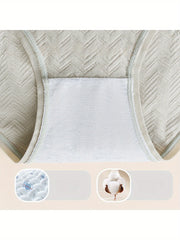 5pcs Women'S Plus Size up to 9XL Soft Comfortable Breathable Panties (Pink, Blue, Purple, Green, Teal)