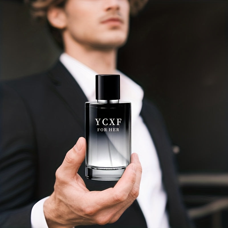 YCXF Wilderness Men's Cologne - Irresistible Long-Lasting Attraction Fragrance | Primal Scent of Seduction | Fresh Floral-Fruity Aura | Portable 3.4oz Bottle