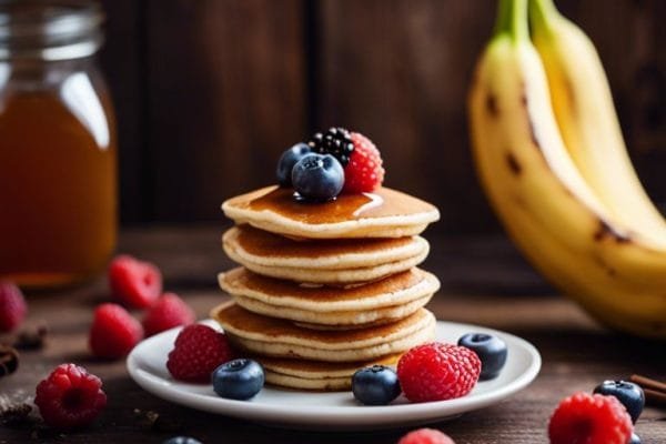 Mini Tortitas De Avena Con Plátano - Receta Fácil Y Deliciosa