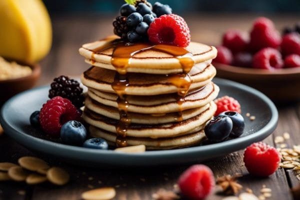 Mini Tortitas De Avena Con Plátano - Receta Fácil Y Deliciosa