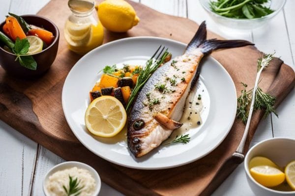 Pescado A La Plancha Con Limón Y Especias - Una Opción Ligera Y Sabrosa